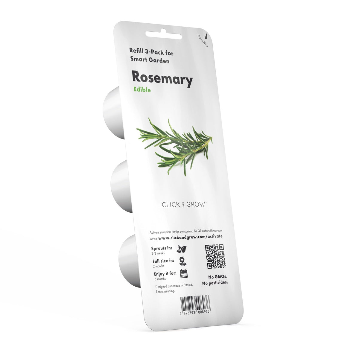 Rosemary Plant Pods 9-pack / Growing rosemary (Rosmarinus officinalis) using Click & Grow's indoor garden. Cooking with Rosemary and Rosemary Oil Benefits.