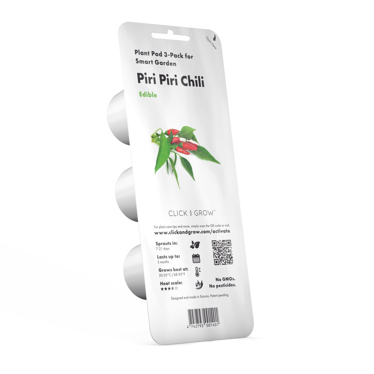 Piri Piri Chili Pepper Plant Pods / Piri Piri Chili Pepper grow chili pepper at home Click & Grow indoor garden