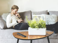 The Smart Garden 3 / Easy to use indoor garden. Grow fresh herbs with the Click & Grow plant growing kit called the smart indoor garden. It's the best indoor garden available!